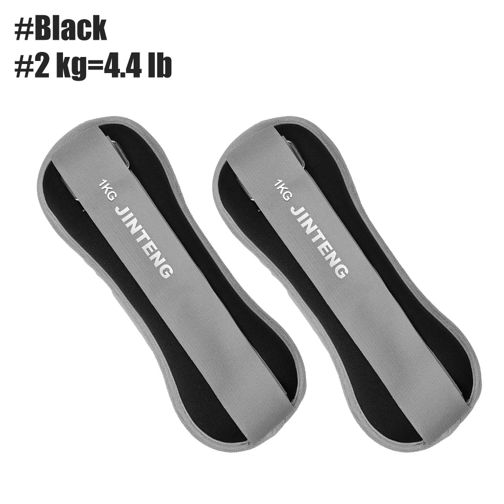 1Pair Wrist Ankle Weights, 1kg,2kg,3kg Wrist Leg Arm Weights, Comfortable Soft for Dancing, Running, Walking, Fitness, Workout