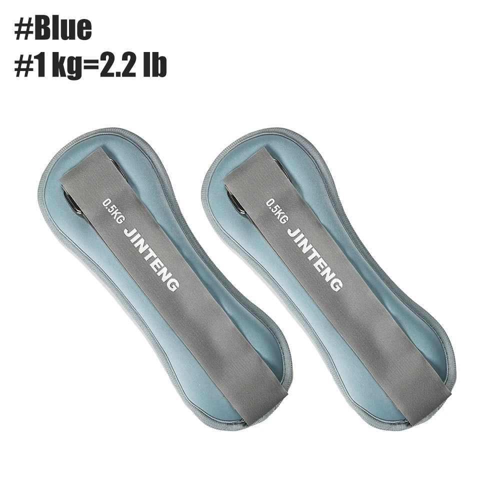 1Pair Wrist Ankle Weights, 1kg,2kg,3kg Wrist Leg Arm Weights, Comfortable Soft for Dancing, Running, Walking, Fitness, Workout