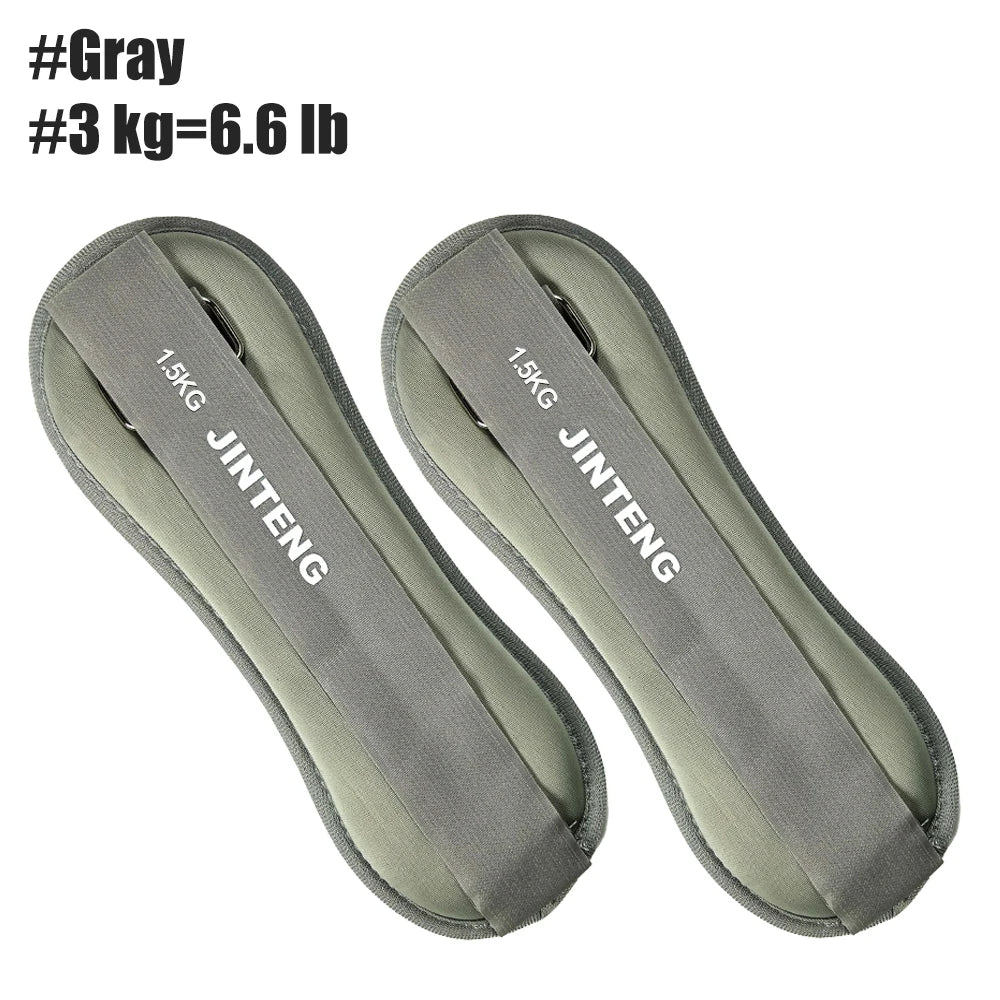 1Pair Wrist Ankle Weights, 1kg,2kg,3kg Wrist Leg Arm Weights, Comfortable Soft for Dancing, Running, Walking, Fitness, Workout